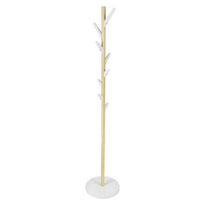 Biely/prírodný bambusový vešiak Finja - Wenko