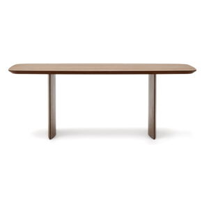 Hnedý jedálenský stôl v dekore orecha 100x200 cm Litto – Kave Home