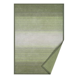 Zelený obojstranný koberec Narma Moka Olive, 100 x 160 cm