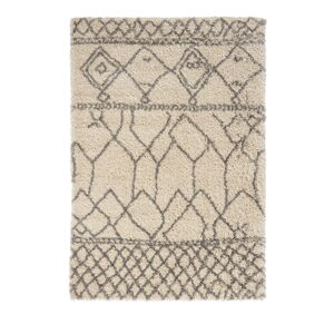 Krémovobiely koberec Think Rugs Scandi Berber, 160 x 220 cm