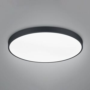 LED stropné svietidlo Waco, CCT, Ø 75 cm, čierna matná
