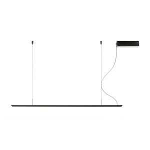 LED závesné svietidlo Lineal, čierna, dĺžka 158 cm