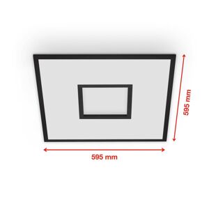 LED panel Centerback CCT RGB 60 x 60 cm čierna