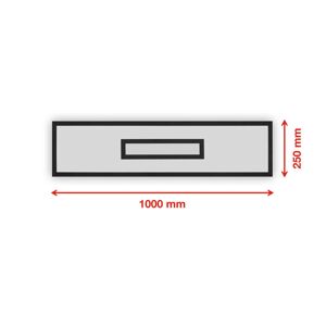LED panel Centerback CCT RGB 100 x 25 cm čierna