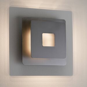 Nástenné LED svetlo Hennes, 18 x 18 cm, čierna