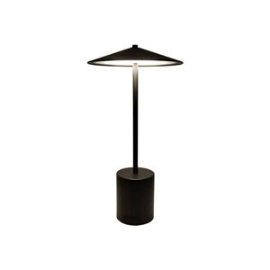 Nabíjateľná stolová lampa Lindby Ayva LED, stmievateľná, čierna