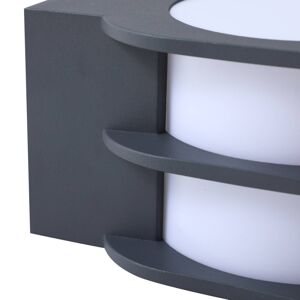 Lindby Smart LED vonkajšie nástenné svietidlo Fyra, kruhové, CCT, RGB, Tuya