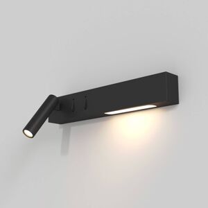 Maytoni Comodo LED nástenné svietidlo, svetlo na čítanie, čierne