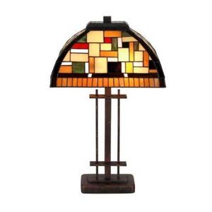 MOSAICA – stolná lampa v štýle Tiffany