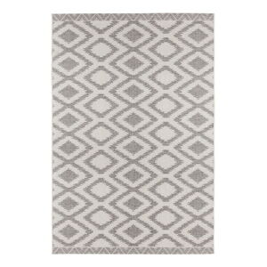 Sivo-krémový vonkajší koberec NORTHRUGS Isle, 140 x 200 cm