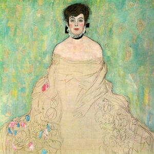 Reprodukcia obrazu Gustav Klimt - Amalie Zuckerkandl, 40 x 40 cm