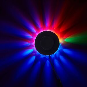 RGB svetelný LED lúč deko lampa hudobný snímač