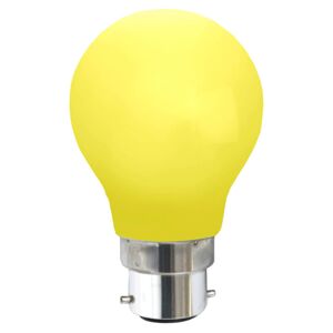 B22 0,8 W LED žiarovka, žltá