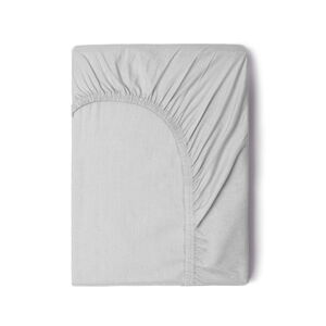 Sivá bavlnená elastická plachta Good Morning, 180 x 200 cm