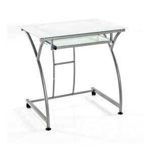 Pracovný stôl so sklenenou doskou 52x77 cm Idea – Tomasucci