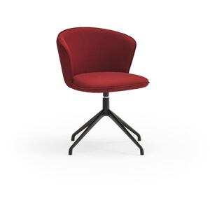 Vínovočervené otočné jedálenské stoličky v súprave 2 ks Add – Teulat