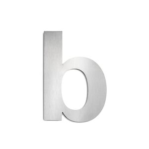 Čísla domu z ušľachtilej ocele veľké – písmeno b