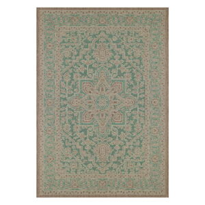 Zeleno-béžový vonkajší koberec NORTHRUGS Anjara, 160 x 230 cm