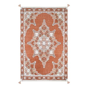 Oranžový detský koberec 100x150 cm Lalitha – Nattiot