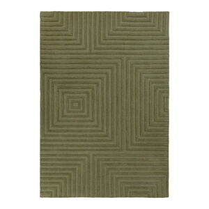 Zelený vlnený koberec Flair Rugs Estela, 120 x 170 cm