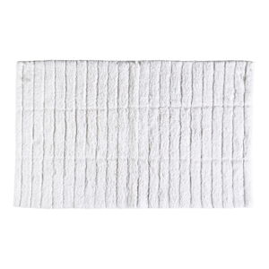 Biela bavlnená kúpeľňová predložka Zone Tiles, 80 x 50 cm
