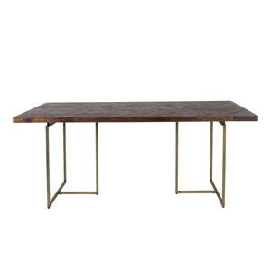 Jedálenský stôl s oceľovou konštrukciou Dutchbone Class,, 180 x 90 cm