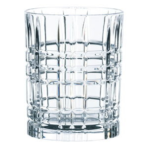 Súprava 4 pohárov na whisky z krištáľového skla Nachtmann Square Whiskey Set, 345 ml