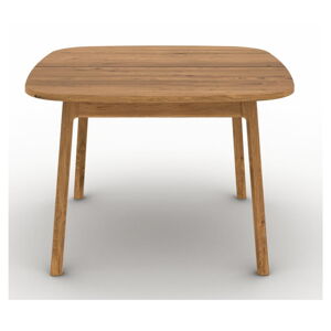 Rozkladací jedálenský stôl z dubového dreva v prírodnej farbe 100x120 cm Twig – The Beds