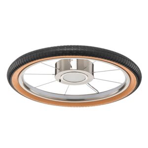 Stropné LED svietidlo Wheel, RGB, čierna