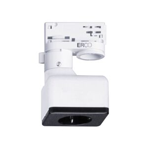 ERCO 3-fázový adaptér s ochrannou dózou, biela