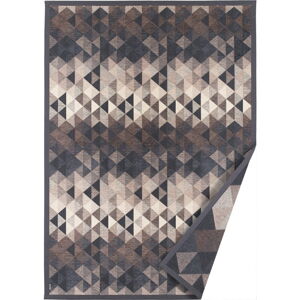 Sivý obojstranný koberec Narma Kiva, 100 x 160 cm