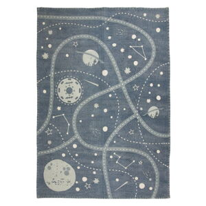Detský ručne potlačený koberec Nattiot Little Galaxy, 100 × 140 cm