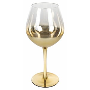 Súprava 6 pohárov na víno v zlatej farbe Villa d'Este Avenue, 570 ml