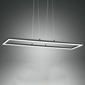 Stropné LED svietidlo Bard 92x32 cm antracit