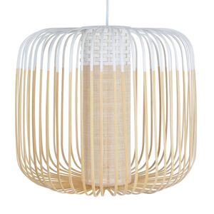 Forestier Bamboo Light M závesná lampa 45 cm biela