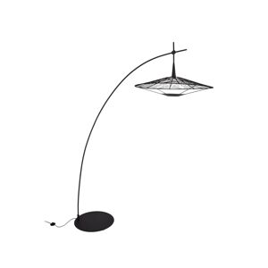 Forestier Carpa stojaca lampa čierna, výška 200 cm