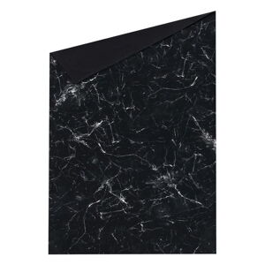Čierne obliečky na jednolôžko z bavlneného perkálu Westwing Collection, 150 x 220 cm
