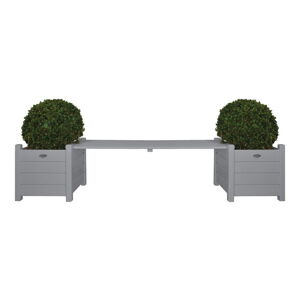 Sivá drevená záhradná lavica – Esschert Design