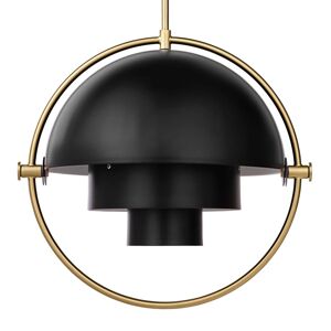 GUBI Multi-Lite závesná lampa 32cm mosadz/čierna