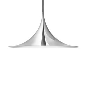 GUBI Semi závesná lampa chróm Ø 60 cm