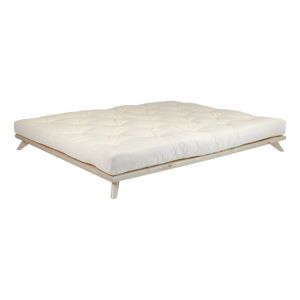 Dvojlôžková posteľ Karup Design Senza Bed Natural, 140 x 200 cm