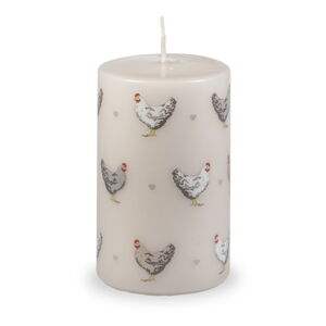 Béžová veľkonočná sviečka Unipar Cute Hens, doba horenia 40 h