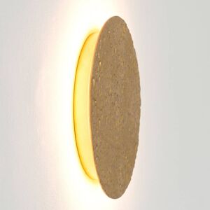 Nástenné LED svietidlo Meteor, Ø 19 cm, zlato
