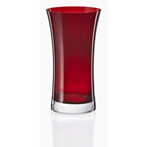 Súprava 6 červených valcových pohárov Crystalex Extravagance, 380 ml