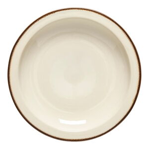 Dezertný kameninový tanier v tehlovej farbe/béžový ø 20 cm Poterie – Casafina