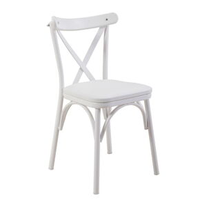 Biela jedálenská stolička Oliver Sandalyer – Kalune Design