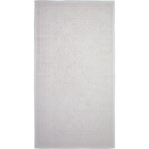 Krémovobiely bavlnený koberec Vitaus Osmanli, 80 × 150 cm
