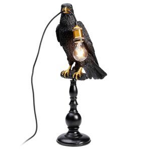 KARE Animal Sitting Crow stolná lampa v čiernej