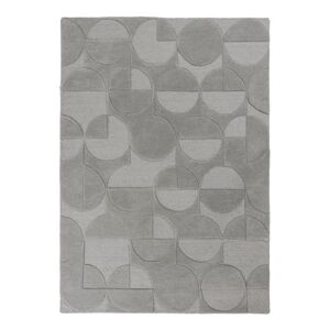 Sivý vlnený koberec Flair Rugs Gigi, 200 x 290 cm