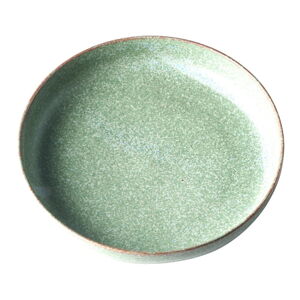 Zelený keramický dezertný tanier MIJ Fade, ø 20 cm